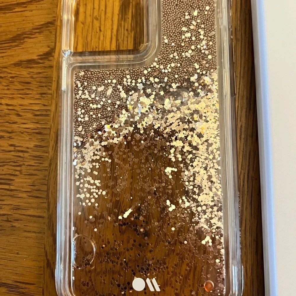 NWOT Case-Mate Waterfall Gold iPhone XS Case